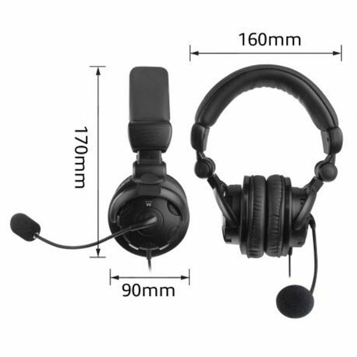 Ewent EW3564 Auriculares estéreo cubreorejas con micrófono