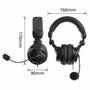 Ewent EW3564 Auriculares estéreo cubreorejas con micrófono