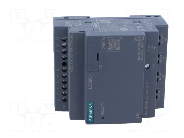 SIEMENS LOGO!8 Relé programable 10A 8 Entradas 4 Salidas SIEMENS LOGO!8 Relé programable 10A 8 Entradas 4 Salidas
