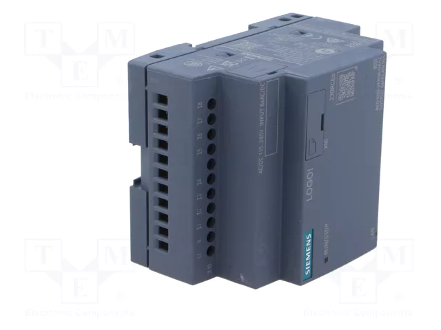 SIEMENS LOGO!8 Relé programable 10A 8 Entradas 4 Salidas SIEMENS LOGO!8 Relé programable 10A 8 Entradas 4 Salidas