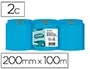 Amoos Papel Secamanos Profesional 2 Capas 192 mm x 125 m, 6 Rollos, Azul