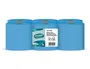 Amoos Papel Secamanos Profesional 2 Capas 192 mm x 125 m, 6 Rollos, Azul