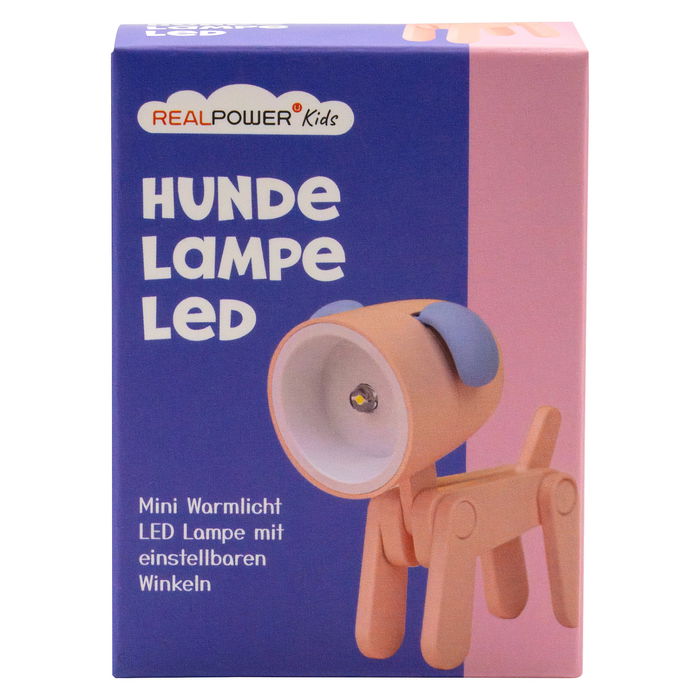 Ultron RealPower LED-Tier Taschenlampe para Perro en Color Rosa