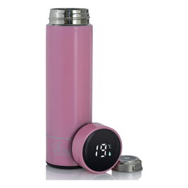Extralink Smart Travel Mug Rosa con pantalla LED