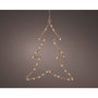 Lumineo Árbol LED Decorativo Dorado 34 x 46 cm