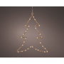 Lumineo Árbol Led Decorativo Interior Metal Dorado 34 x 46 cm