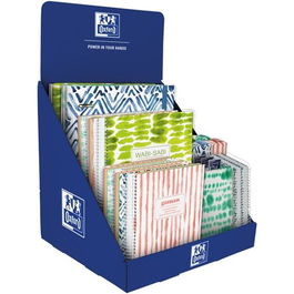 Oxford Expositor Sobremesa Japandi con 23 Piezas de Papelería Incluidas