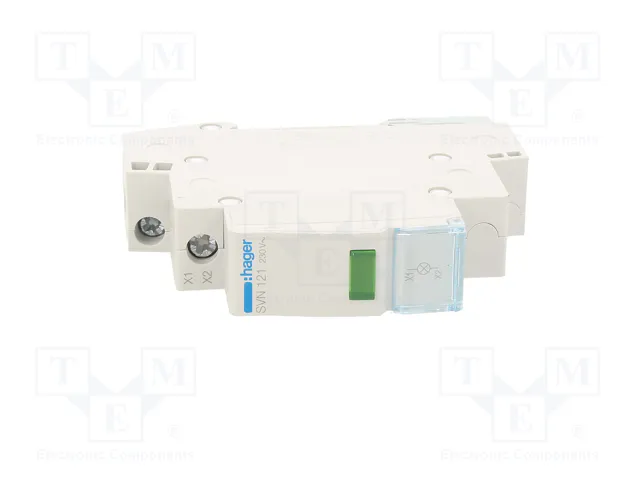 HAGER Indicador LED Verde 230VAC para Raíl DIN