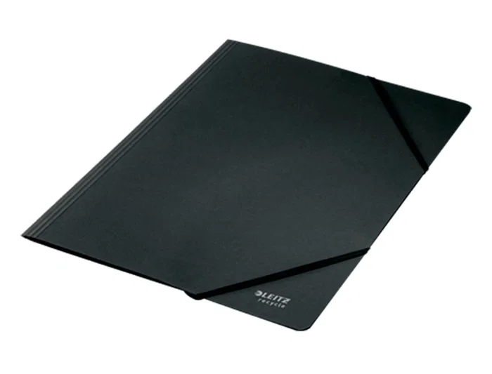 Leitz Carpeta Recycle Gomas DIN A4 Cartón Reciclable 100% Negro
