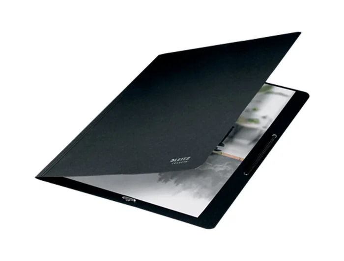Leitz Carpeta Recycle Gomas DIN A4 Cartón Reciclable 100% Negro