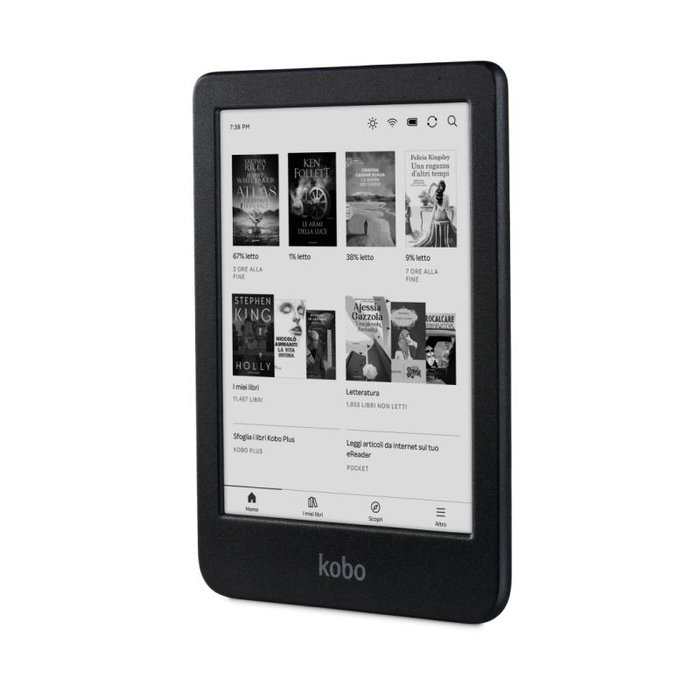 Kobo Clara BW eReader - Modelo N365-KU-BK-K-EP (N365KUBKKEP) Negro / Schwarz