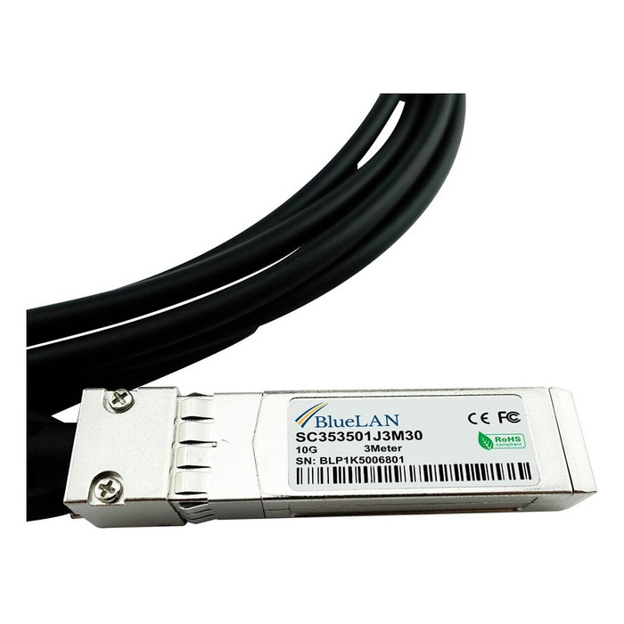 BlueOptics SFP-H10GB-CU1M Cable DAC SFP+ de 1 m