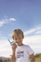 LEXIBOOK Walkie Talkies Disney Stitch con luces LED y 200m de alcance