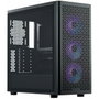 Cooler Master Elite 502 Gabinete Gaming Midi Tower Negro con Vidrio Templado e Iluminación RGB