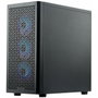 Cooler Master Elite 502 Gabinete Gaming Midi Tower Negro con Vidrio Templado e Iluminación RGB