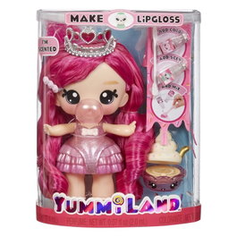 Yummiland Muñeca Grande de 25 cm para Peinar y Abrazar - Mascota + Bálsamo Labial Perfumado Bianca - LIT35051120735 - 4 Años