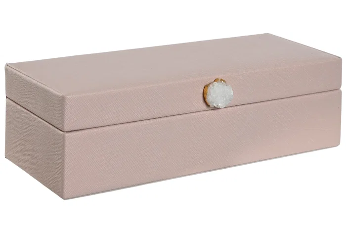 DKD Home Decor Joyero Tradicional Rosa Palo 28.5 x 12.5 x 5.5 cm