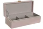 DKD Home Decor Joyero Tradicional Rosa Palo 28.5 x 12.5 x 5.5 cm