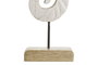 DKD Home Decor Decoración Caballo Craquelado Mango y Metal 12x5x38 cm