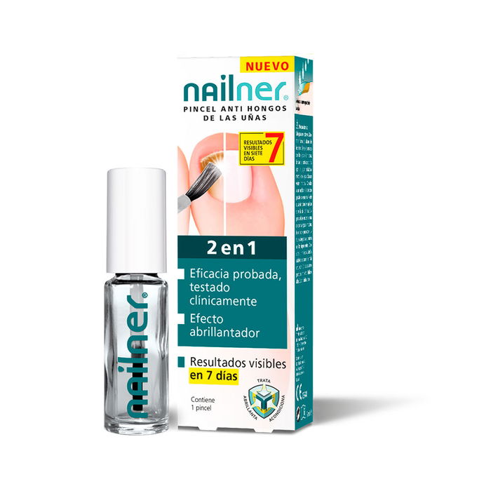 Nailner Pincel 2 en 1 Antihongos Uñas 5 ml