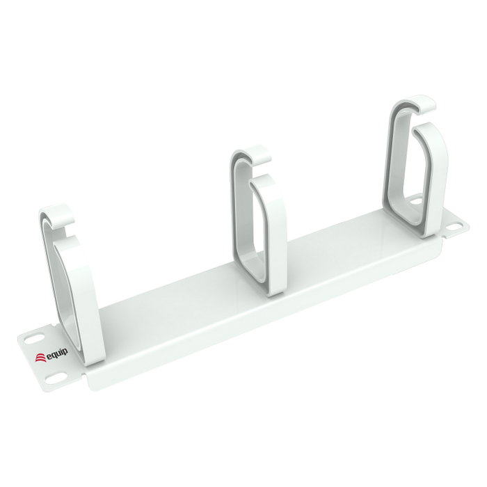 Equip Panel organizador de cables 1U para armario rack 10" color gris claro (RAL 7035)