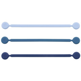 Bluelounge MagWrap Large Silicon Cable Holder Pack de 3 Colores