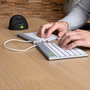 R-Go Tools R-Go Split Break Teclado ergonómico dividido Bluetooth Blanco