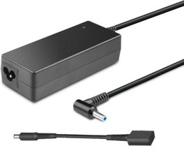CoreParts Adaptador de Corriente Smart para HP 65W 18.5V 3.5A Conector 4.5*3.0mm con Cable EU y Smart Dongle