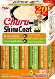 Churu Gato Skin&Coat Pollo 20 Unidades