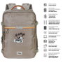 Karactermania Mochila Mercury Mickey Mouse Face Multicolor