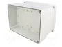FIBOX MNX Carcasa Universal de Policarbonato Gris
