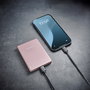 Intenso MW5000 Power Bank Batería Externa MagSafe 5000 mAh - Carga Inalámbrica 15W y USB-C PD 20W, Delgada y Compacta - Rosa