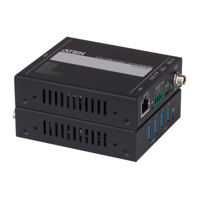 Aten Extensor USB 3.0 por Cat 6A de cuatro puertos UCE33100 Aten Extensor USB 3.0 por Cat 6A de cuatro puertos UCE33100