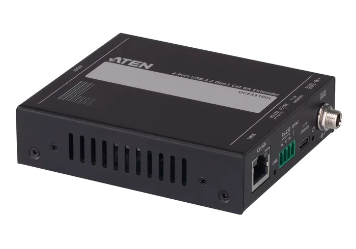 Aten Extensor USB 3.2 de cuatro puertos mediante Cat 6A (hasta 100 m) UCE33100