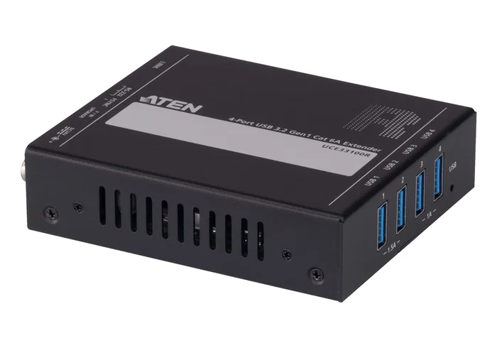 Aten Extensor USB 3.2 de cuatro puertos mediante Cat 6A (hasta 100 m) UCE33100