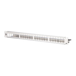 METZ CONNECT Soporte de módulos 1U 24 puertos Acero inoxidable BTR NETCOM 130921-00-E