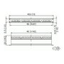 METZ CONNECT Soporte de módulos 1U 24 puertos Acero inoxidable BTR NETCOM 130921-00-E