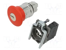 SCHNEIDER ELECTRIC Interruptor de emergencia Harmony XB4 XB4BS9442 Rojo