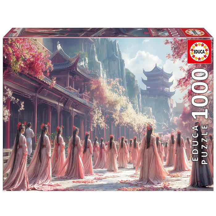 Educa Puzzle 1000 piezas Las Geishas con pegamento FIX PUZZLE® Educa Puzzle 1000 piezas Las Geishas con pegamento FIX PUZZLE®