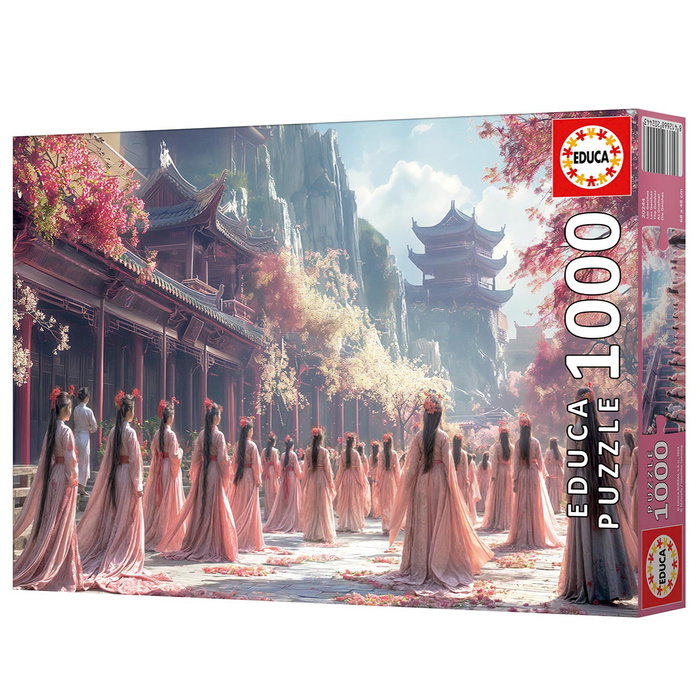 Educa Puzzle 1000 piezas Las Geishas con pegamento FIX PUZZLE® Educa Puzzle 1000 piezas Las Geishas con pegamento FIX PUZZLE®