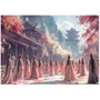 Educa Puzzle 1000 piezas Las Geishas con pegamento FIX PUZZLE®