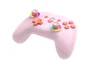 Wondee Mando Inalámbrico Subsonic Wireless LED Rosa para Nintendo Switch, Switch OLED y Switch Lite - Con Girosocopio, Botones Traseros M1/M2, 3 Niveles Vibración y Autonomía 9/10h