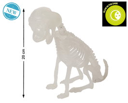 Perro Decoración Halloween Esqueleto Plástico Brillo Oscuridad