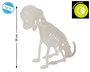 Perro Decoración Halloween Esqueleto Plástico Brillo Oscuridad