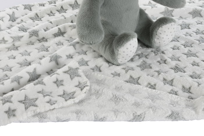 DKD Home Decor Peluche Manta Baby de Poliester - Set de 2 Mantitas para Bebé, Colores Surtidos 20x28x21 cm DKD Home Decor Peluche Manta Baby de Poliester - Set de 2 Mantitas para Bebé, Colores Surtidos 20x28x21 cm