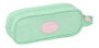 Blackfit8 Portatodo Doble Reciclado Moon 21x8x6 cm Negro