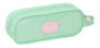 Blackfit8 Portatodo Doble Reciclado Moon 21x8x6 cm Negro