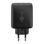 Goobay Cargador USB-C PD Dual de 45W con tecnología GaN, negro