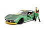 Coche street fighter ii cammy 1969 chevrolet corvette escala 1:24. incluye figura