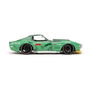 Coche street fighter ii cammy 1969 chevrolet corvette escala 1:24. incluye figura